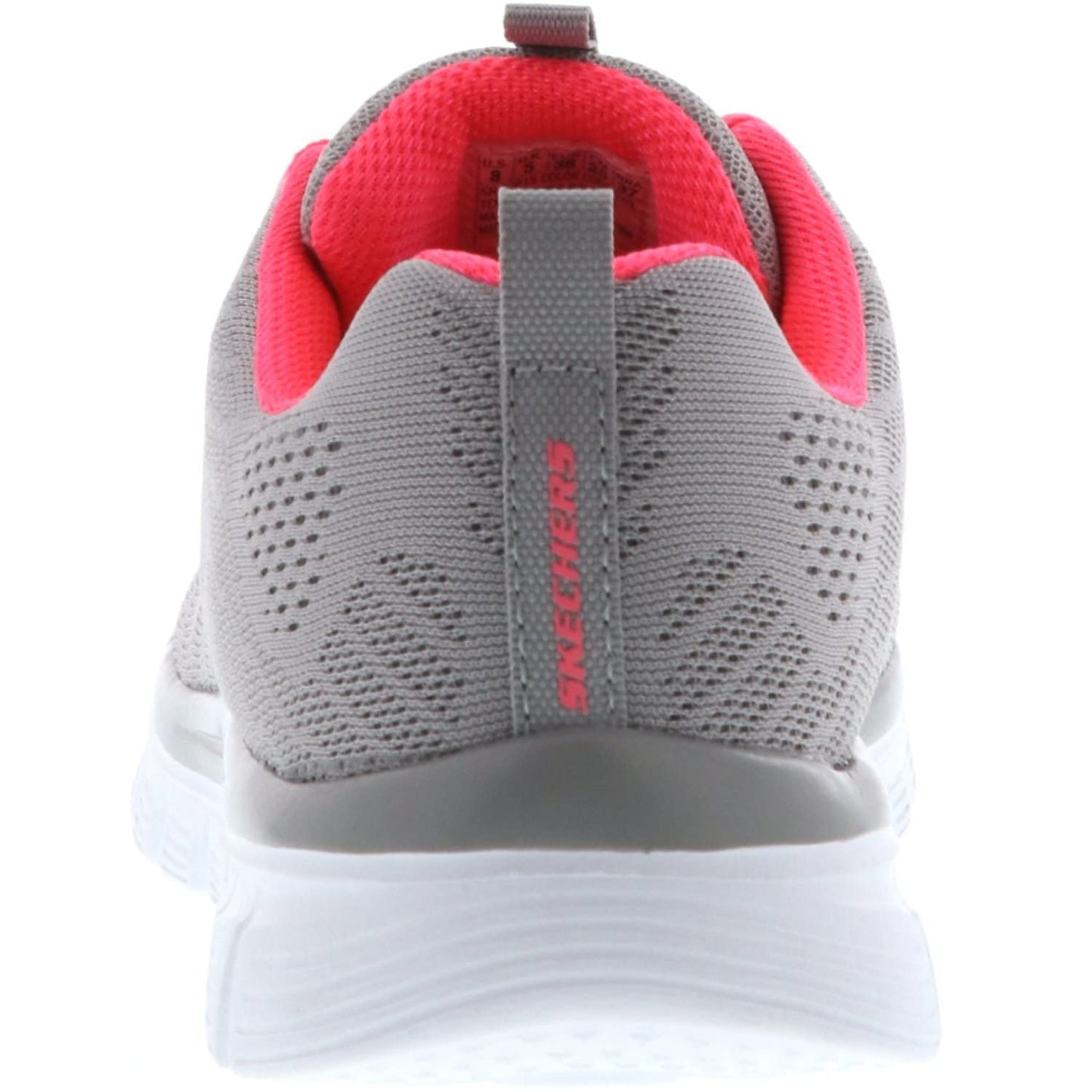 Skechers Graceful Get Connected, Sneaker Donna, Gray Mesh Coral Trim, 38 EU