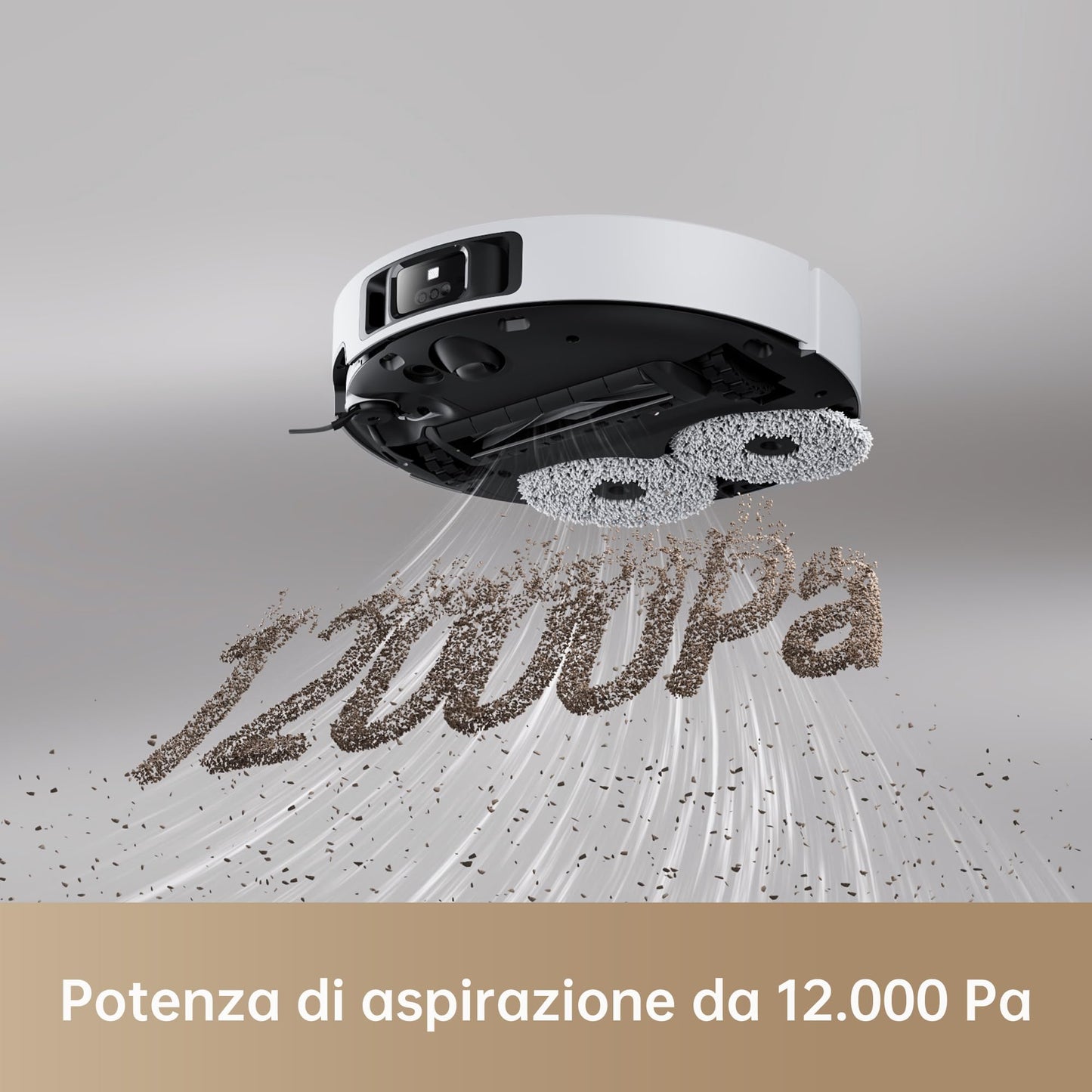 DREAME X40 Ultra Complete Robot aspirapolvere scopa rimovibile e sollevabile, pulizia approfondita con spazzola laterale, aspirazione da 12.000 Pa, pulizia automatica dello straccio e dell'asse 70 ℃