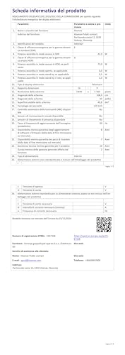 Hisense Smart TV 43" 4K Ultra HD 2025 43E63QT, Smart TV VIDAA U8, Dolby Vision, HDR 10, Game Mode Plus, Alexa Built-in, VIDAA Voice, Tuner DVB-T2/S2 HEVC 10, lativù 4K, 43'', 2025 LED