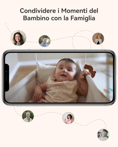 Imou 3MP Telecamera Wi-Fi Interno, 2K Videocamera di Sorveglianza, Tracciamento del Movimento con Rilevamento Umano, Audio Bidirezionale, 2,4ghz