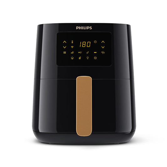 Philips Friggitrice ad aria Serie 5000 Connessa - Friggitrice ad Aria da 4.1L, Cucina Sana e Versatile con Tecnologia Rapid Air, 13 Modi di Cucinare, Touchscreen, WiFi (HD9255/80)