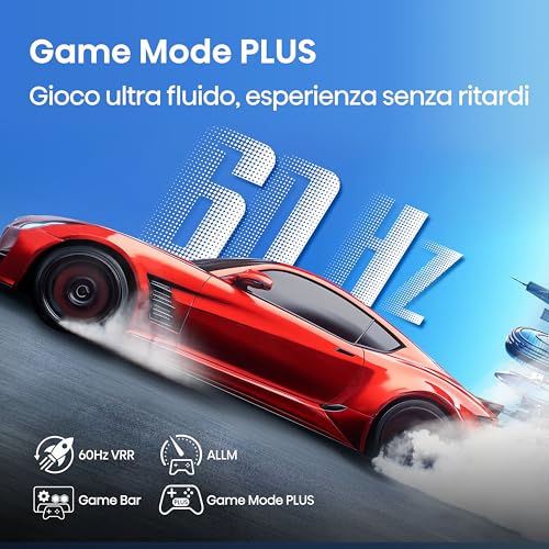 Hisense Smart TV 43" 4K Ultra HD 2025 43E63QT, Smart TV VIDAA U8, Dolby Vision, HDR 10, Game Mode Plus, Alexa Built-in, VIDAA Voice, Tuner DVB-T2/S2 HEVC 10, lativù 4K, 43'', 2025 LED