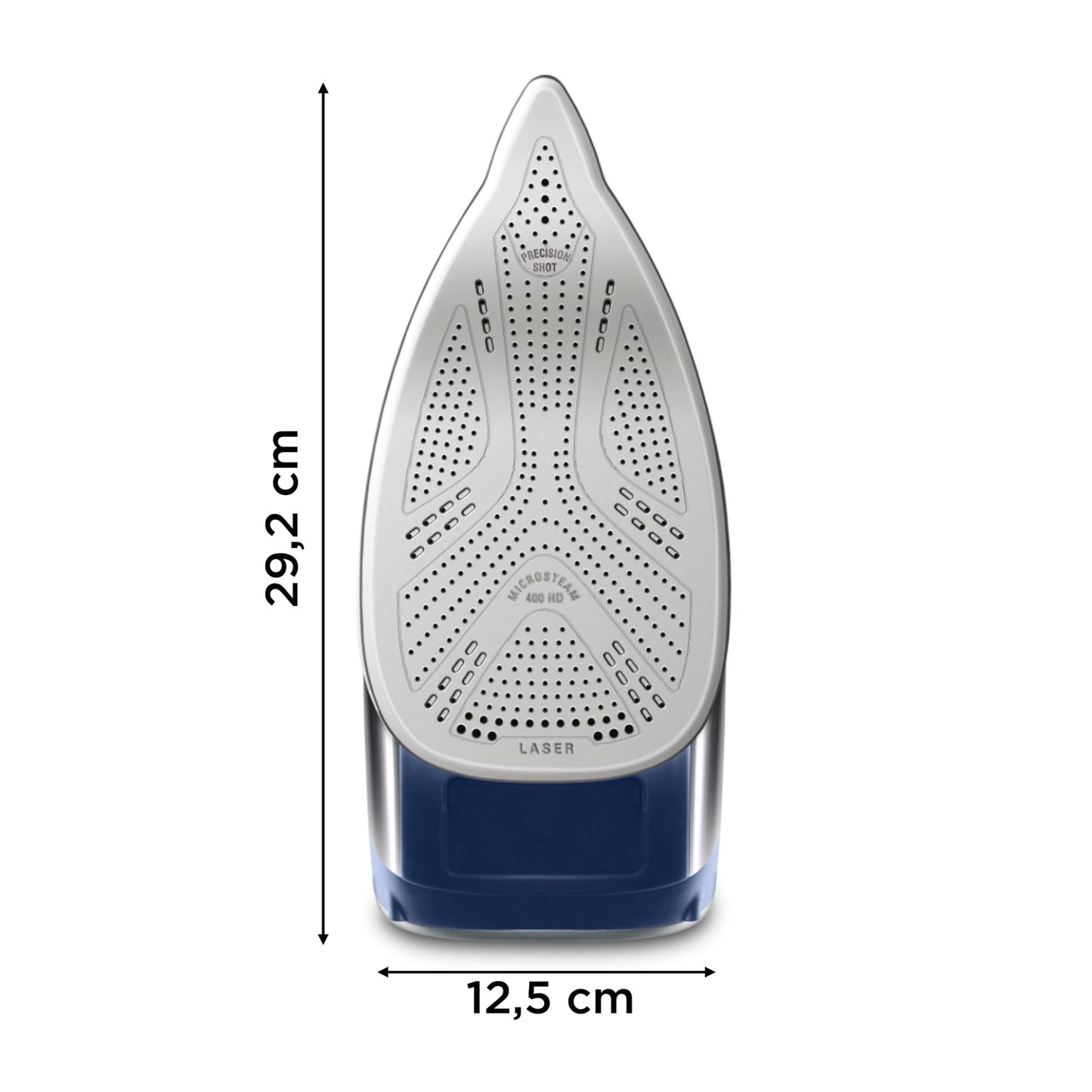 Rowenta DW8215D1 PRO Master Ferro da Stiro a Vapore, Con Funzione Anticalcare, Erogazione Continua da 45 g/min, Potenza 2800 W, Acciaio Inossidabile, Blu