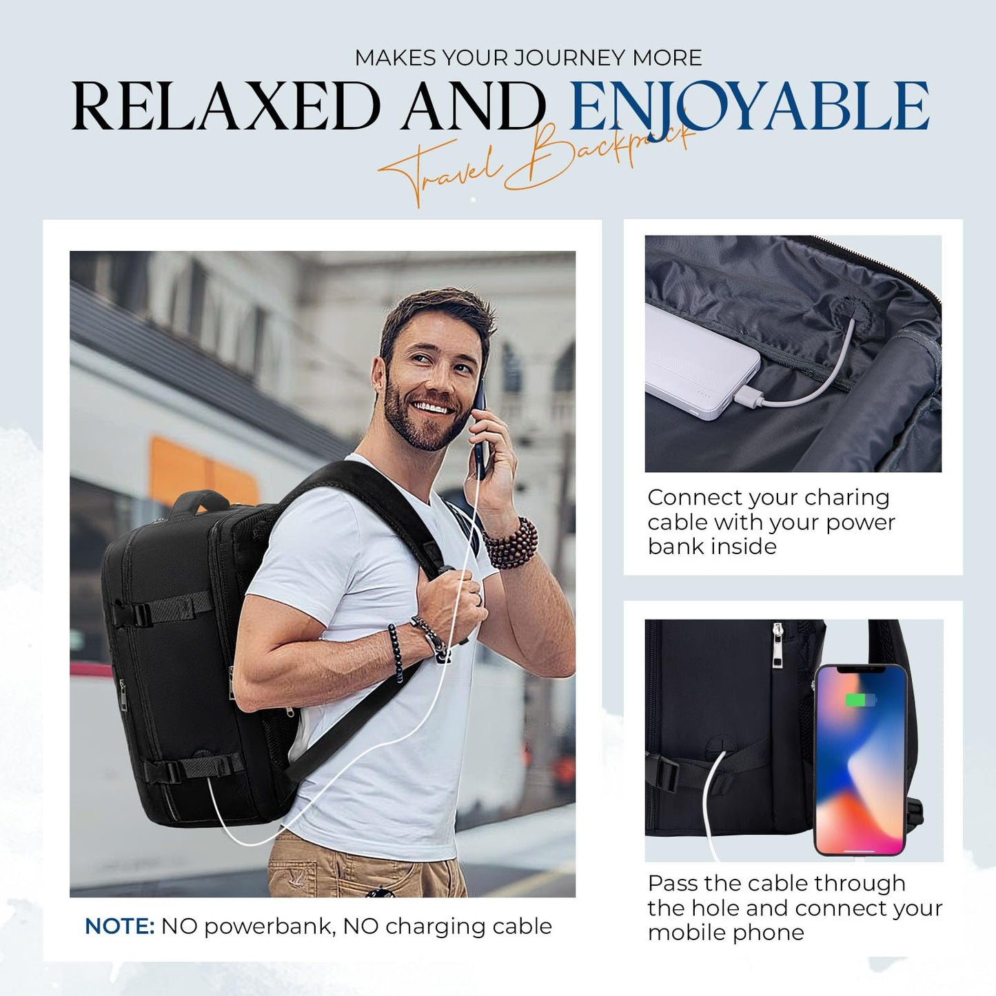 VMIKIV Bagaglio a Mano 40x20x25 per Ryanair Zaino da Viaggio Aereo Piccolo Borsa da Cabina per Voli Zaino Donna Uomo,14 Pollici Zaini Porta PC per Scuola Trekking Lavoro,Borsa Antifurto