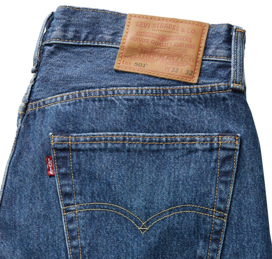Levi's 501 Original Fit, Jeans Uomo, Stonewash, 34W / 32L